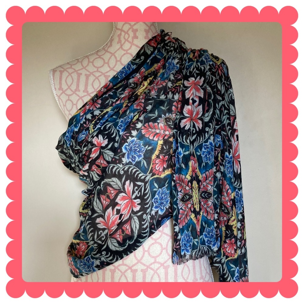 Rebecca Minkoff multi color scarf EUC